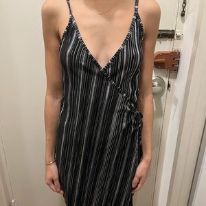 NYE Style Nasty Gal Mini Wrap Dress